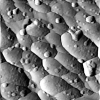 АСМ-изображение поверхности углеродной пленки